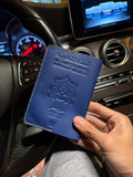 Leather Holder for Moroccan passport