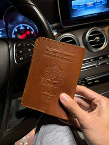 Leather Holder for Moroccan passport